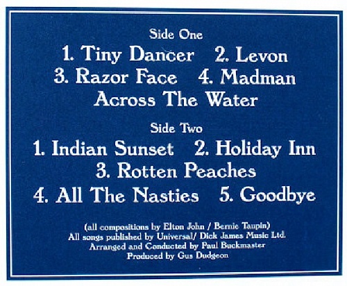    Elton John - Madman Across The Water (LP)         