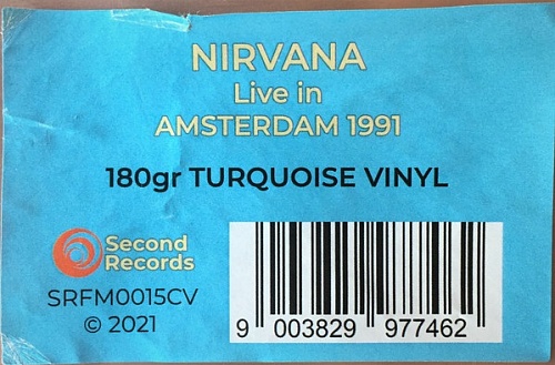    Nirvana - Live At Paradiso, Amsterdam - November 25, 1991 (LP)         