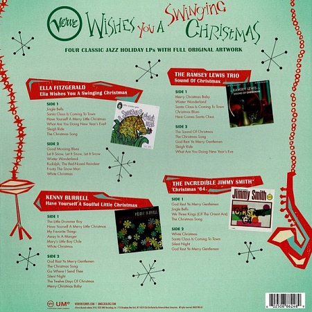    Ella Fitzgerald, Kenny Burrell, The Ramsey Lewis Trio, Jimmy Smith - Verve Wishes You A Swinging Christmas (4LP)         