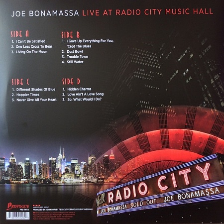    Joe Bonamassa. Live At Radio City Music Hall (2LP)         