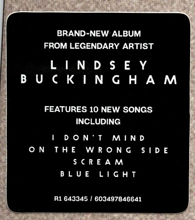    Lindsey Buckingham - Lindsey Buckingham (LP)         