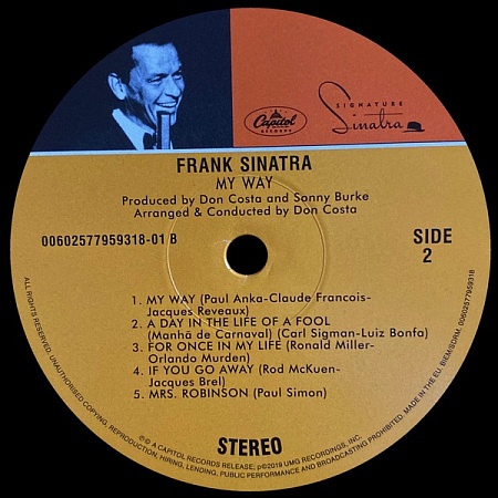    Frank Sinatra - My Way (LP)         