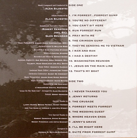    Alan Silvestri - Forrest Gump (Original Motion Picture Score) (LP)         