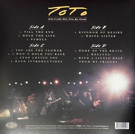    Toto - With A Little Help From My Friends (2LP)         