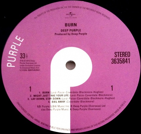    Deep Purple - Burn (LP)         