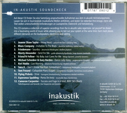  CD  In-Akustik Various - Soundcheck         