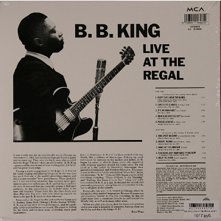    B.B. King - Live At The Regal (LP)         