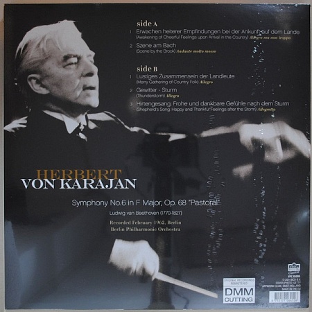   Herbert von Karajan, Beethoven, Berlin Philharmonic Orchestra - Symphony No. 6 Pastoral (LP)         