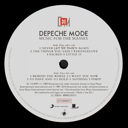    Depeche Mode - Music for the Masses (LP)         