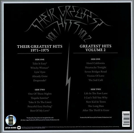    The Eagles  Their Greatest Hits Volumes 1 & 2 (LP)         