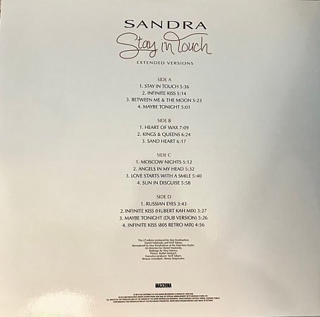    Sandra - Stay In Touch (Extended Versions) (2LP)         