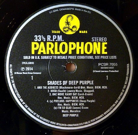    Deep Purple - Shades Of Deep Purple (LP)         