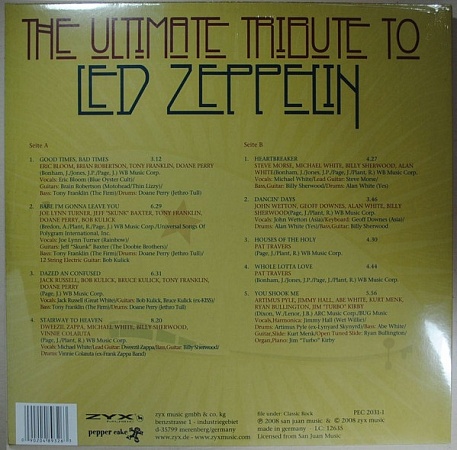    Various - The Ultimate Tribute To Led Zeppelin (LP)         