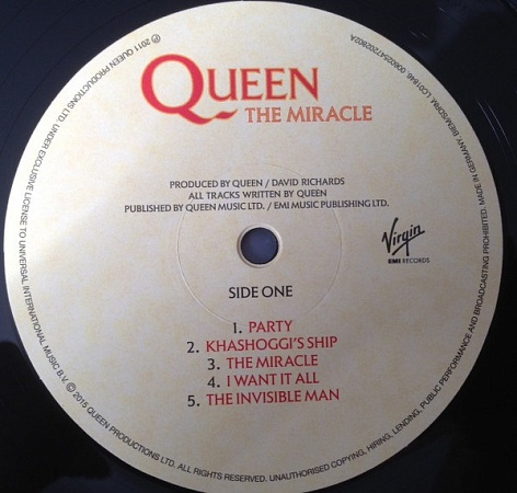    Queen - The Miracle (LP)         