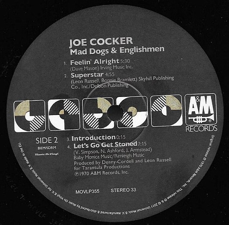    Joe Cocker - Mad Dogs & Englishmen (2LP)         