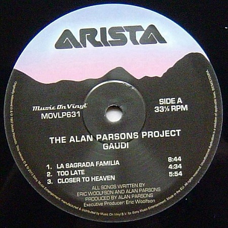    The Alan Parsons Project - Gaudi (LP)         
